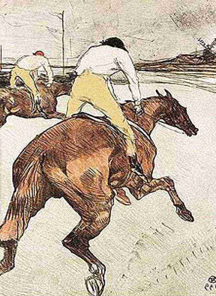 Toulouse Lautrec Le Jockey A4 Photo Print