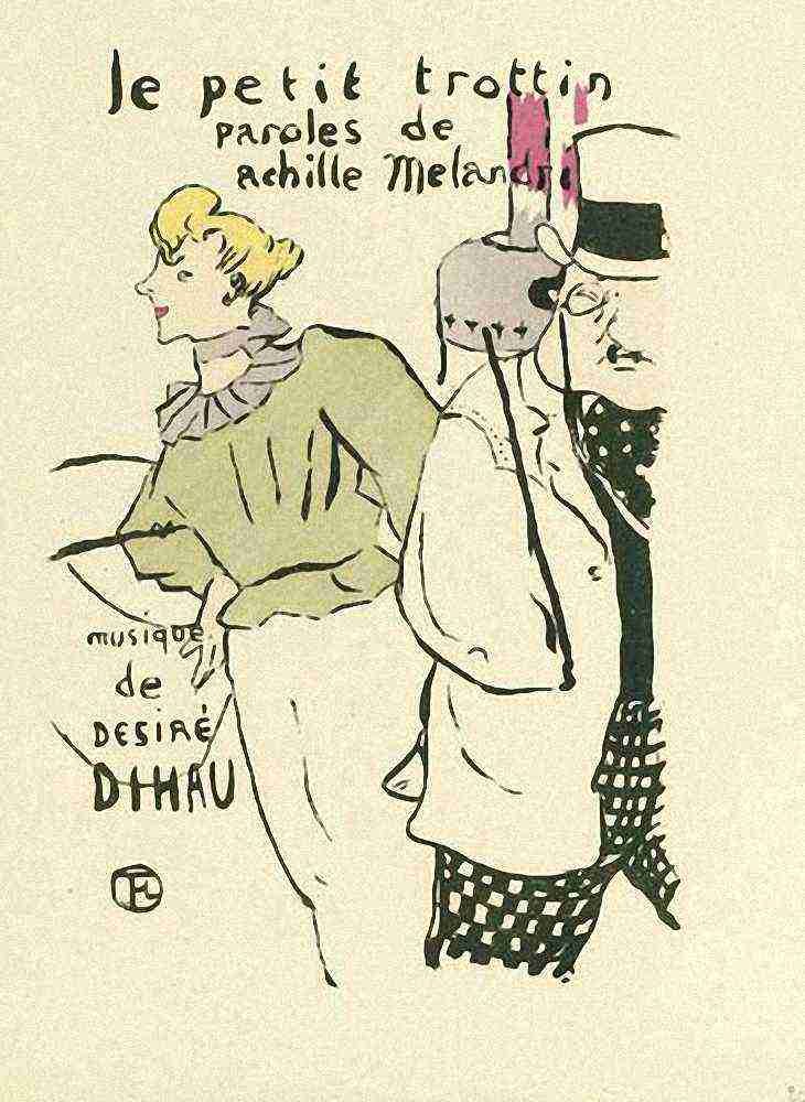 Toulouse Lautrec Le Petit Trottin A4 Photo Print