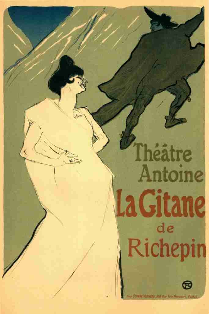 Toulouse Lautrec Les Affiches nd La Gitane de Richepin A4 Photo Print