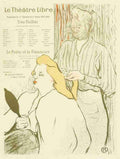 Toulouse Lautrec Les Menus & Programmes Illustres 1898 Le Theatre Libre A4 Photo Print