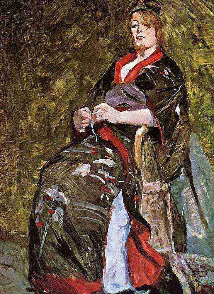 Toulouse Lautrec Lili Grenier In A Kimono A4 Photo Print