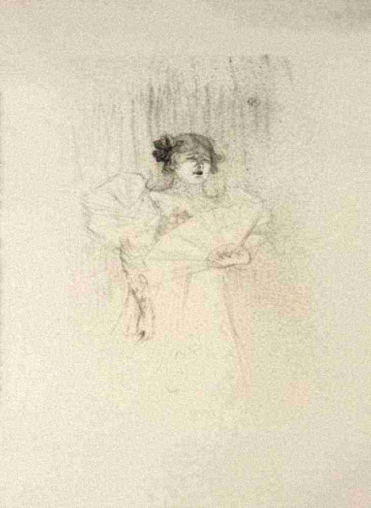 Toulouse Lautrec Luce Myres De Face A4 Photo Print