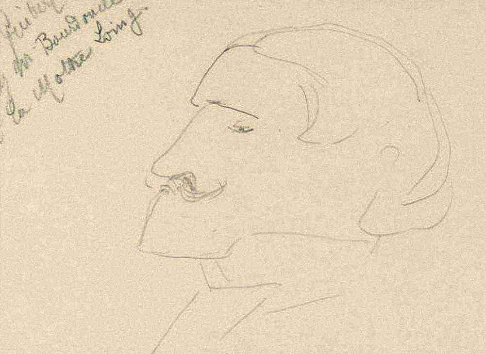Toulouse Lautrec Lucien Guitry A4 Photo Print