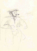 Toulouse Lautrec Marin Fumant A4 Photo Print