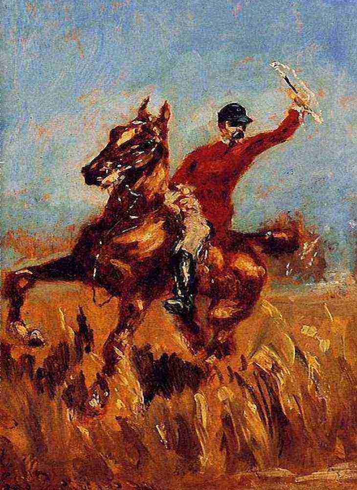 Toulouse Lautrec Master Of The Hunt A4 Photo Print