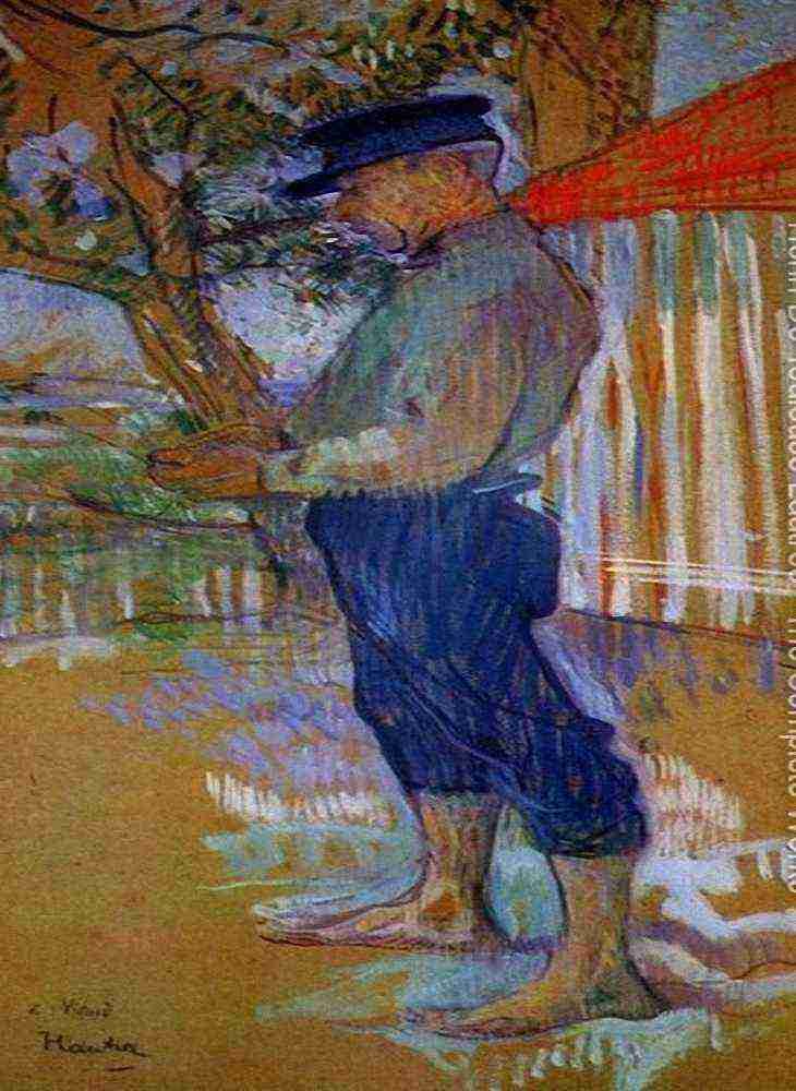 Toulouse Lautrec Monsieur Paul Viaud Taussat Arcachon A4 Photo Print