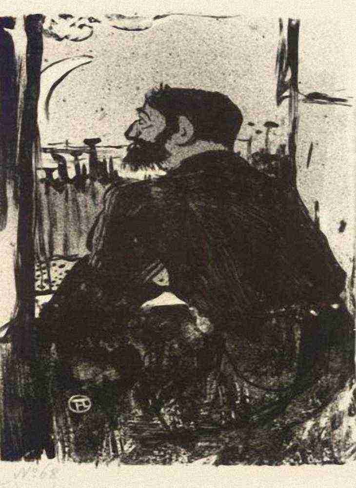 Toulouse Lautrec Nuit Blanche A4 Photo Print