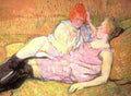 Toulouse Lautrec On The Sofa A4 Photo Print