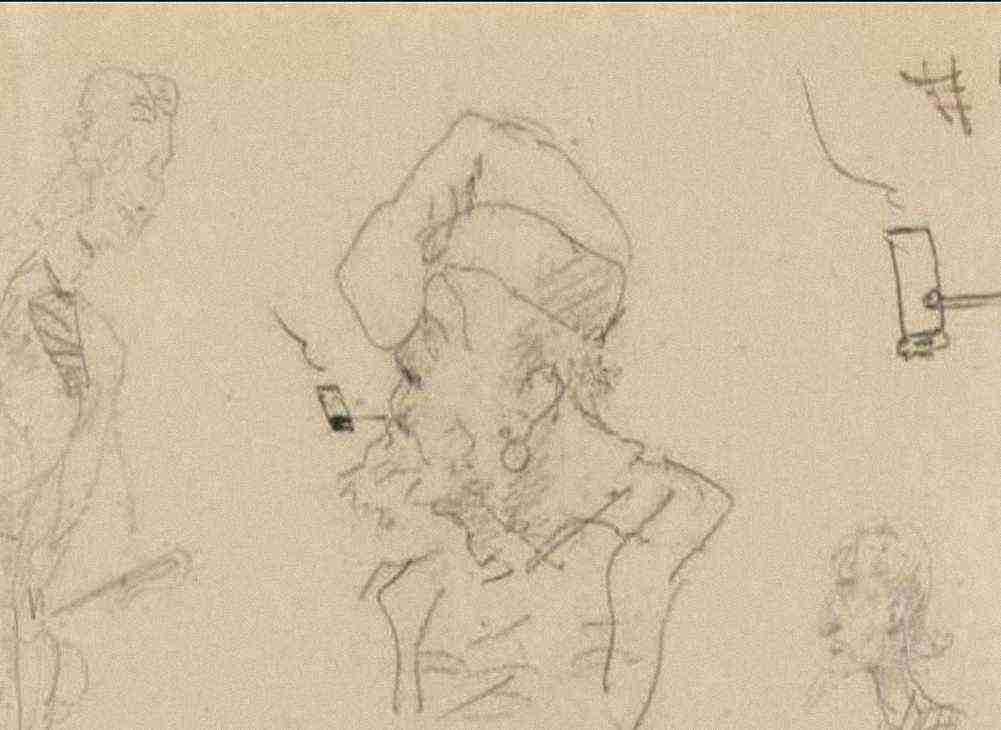 Toulouse Lautrec Oncle Sam A4 Photo Print