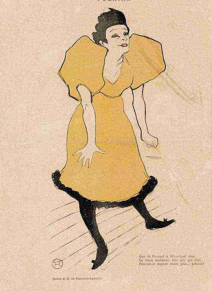 Toulouse Lautrec Polaire A4 Photo Print