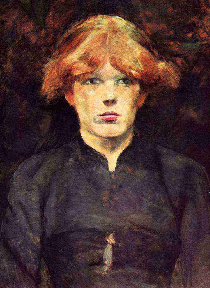 Toulouse Lautrec Portrait Of Carmen A4 Photo Print