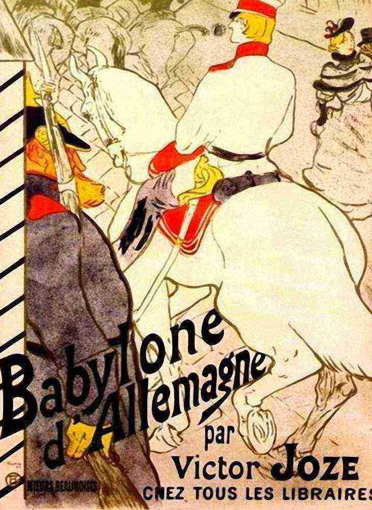 Toulouse Lautrec Poster For The German Babylon A4 Photo Print