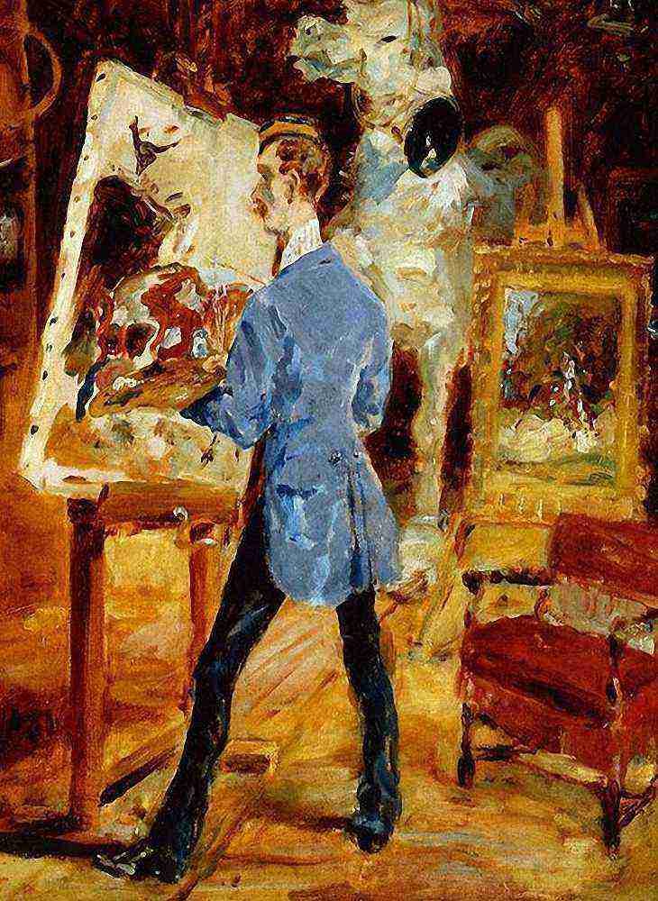 Toulouse Lautrec Princeteau In His Studio A4 Photo Print