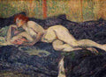 Toulouse Lautrec Reclining Nude A4 Photo Print