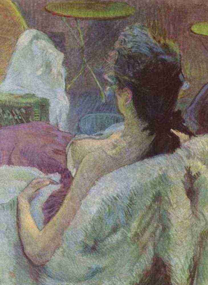 Toulouse Lautrec Resting Model A4 Photo Print