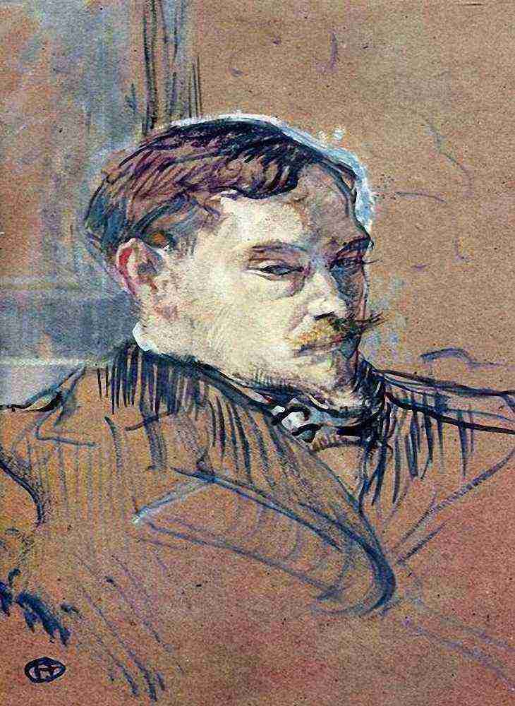 Toulouse Lautrec Romain Coolus A4 Photo Print