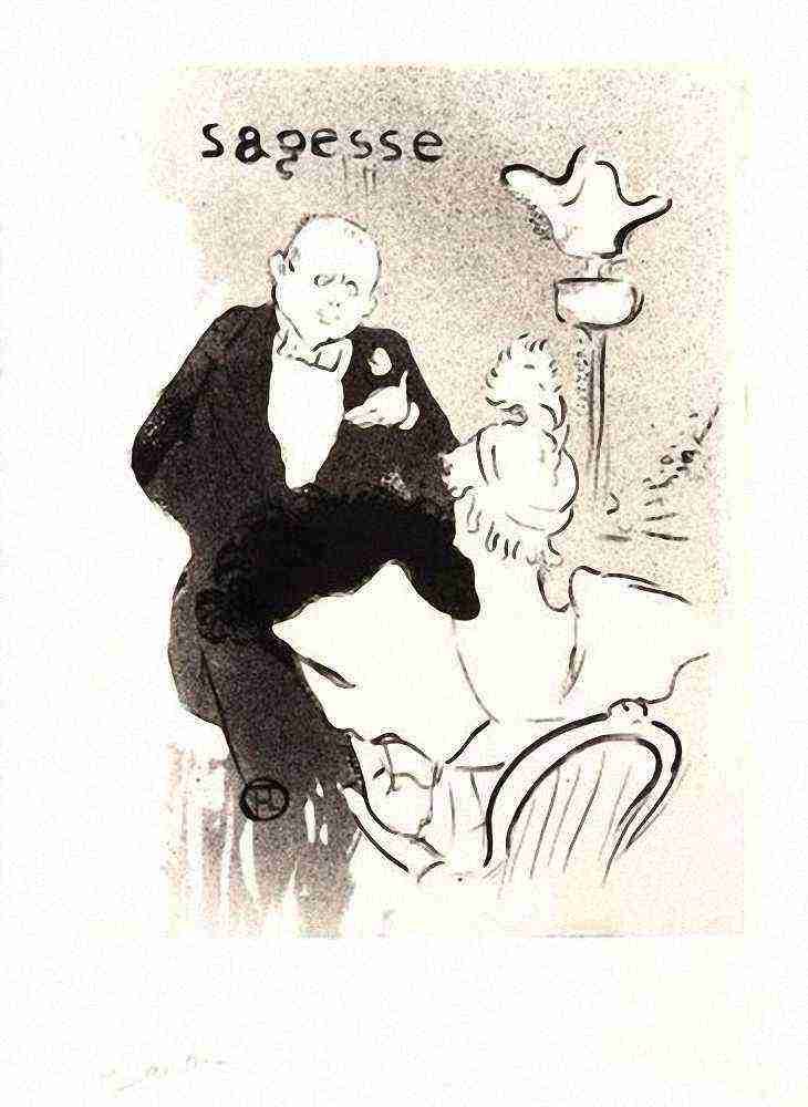 Toulouse Lautrec Sagesse A4 Photo Print