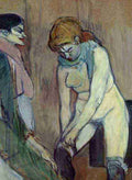 Toulouse Lautrec Stocking A4 Photo Print