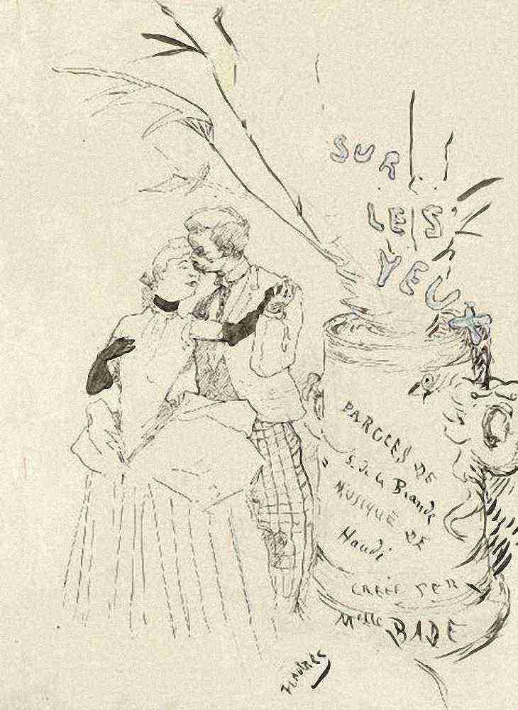 Toulouse Lautrec Sur Les Yeux A4 Photo Print