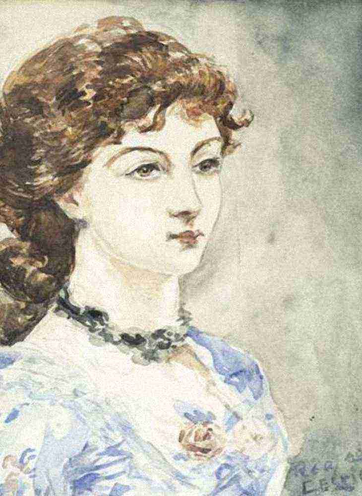 Toulouse Lautrec Tete De Jeune Femme A4 Photo Print