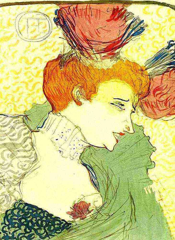 Toulouse Lautrec The Actress Marcelle Lender A4 Photo Print