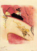 Toulouse Lautrec The Box With The Guilded Mask A4 Photo Print
