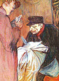 Toulouse Lautrec The Brothel Laundryman A4 Photo Print