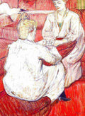 Toulouse Lautrec The Card Players A4 Photo Print
