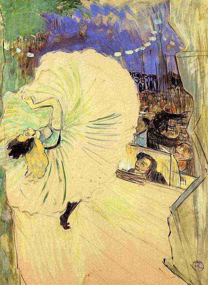 Toulouse Lautrec The Cartwheel A4 Photo Print