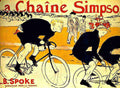 Toulouse Lautrec The Chain Simpson A4 Photo Print