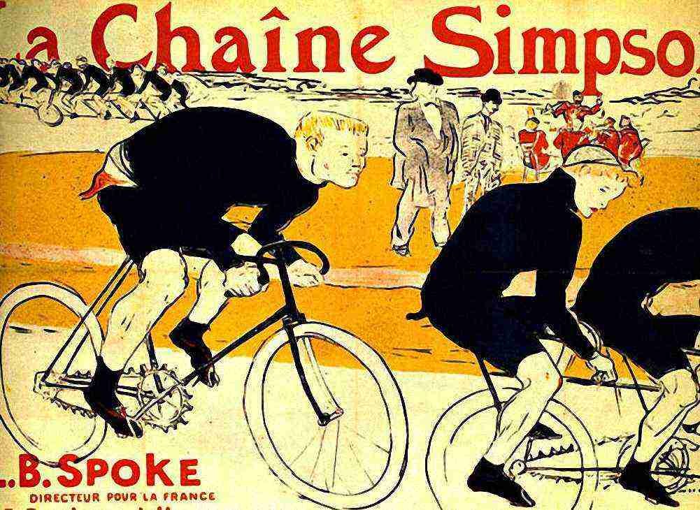 Toulouse Lautrec The Chain Simpson A4 Photo Print