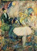 Toulouse Lautrec The Dancer In Her Dressing Room A4 Photo Print