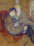 Toulouse Lautrec The Two Girlfriends 2 A4 Photo Print