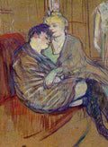 Toulouse Lautrec Two Girlfriends A4 Photo Print