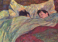 Toulouse Lautrec Two Girls In Bed A4 Photo Print