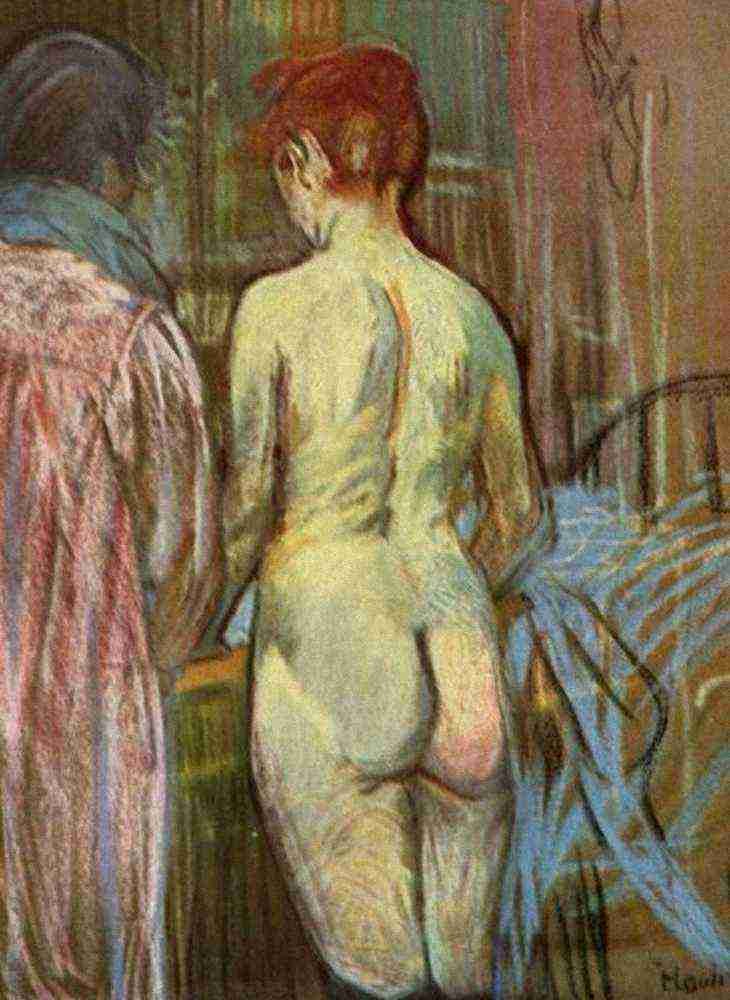 Toulouse Lautrec Two Girls A4 Photo Print