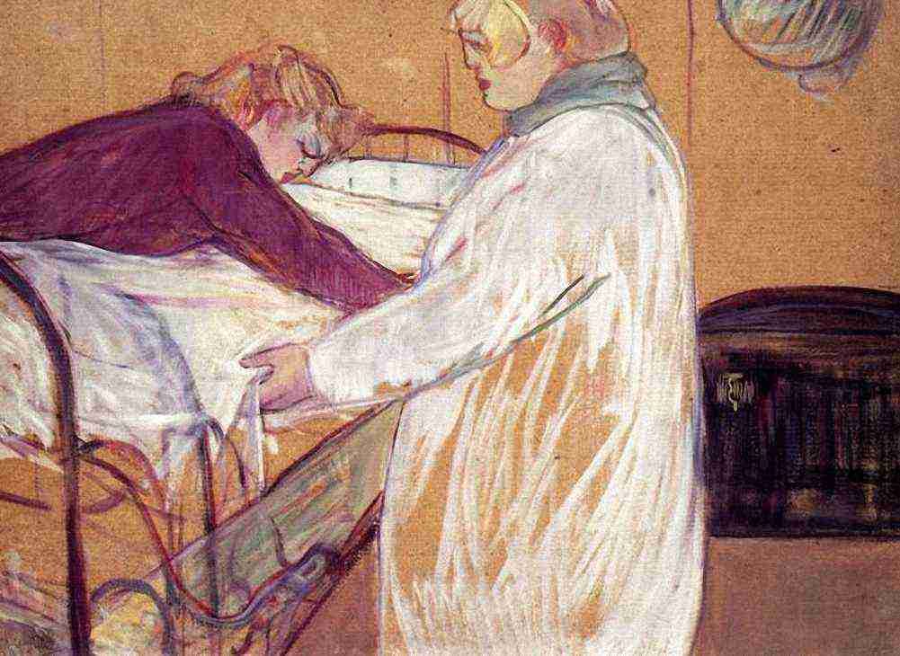 Toulouse Lautrec Two Women Making The Bed A4 Photo Print