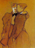 Toulouse Lautrec Two Women Waltzing A4 Photo Print