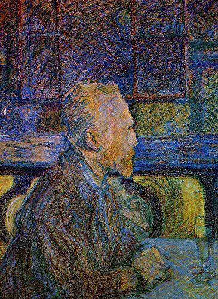 Toulouse Lautrec Vincent Van Gogh A4 Photo Print