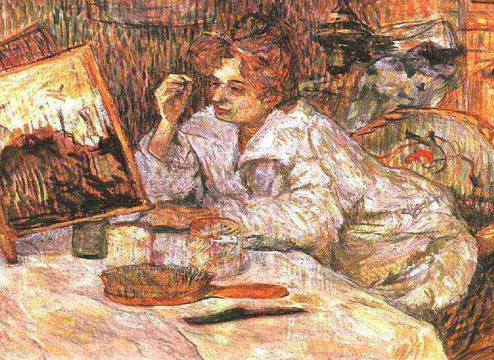 Toulouse Lautrec Woman At Her Toilette 1 A4 Photo Print