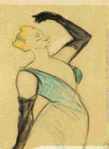 Toulouse Lautrec Yvette Guilbert 2 A4 Photo Print