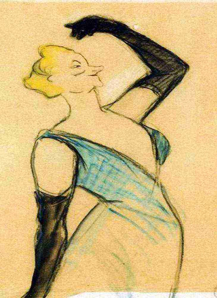 Toulouse Lautrec Yvette Guilbert I A4 Photo Print