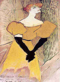 Toulouse Lautrec Yvette Guilbert A4 Photo Print