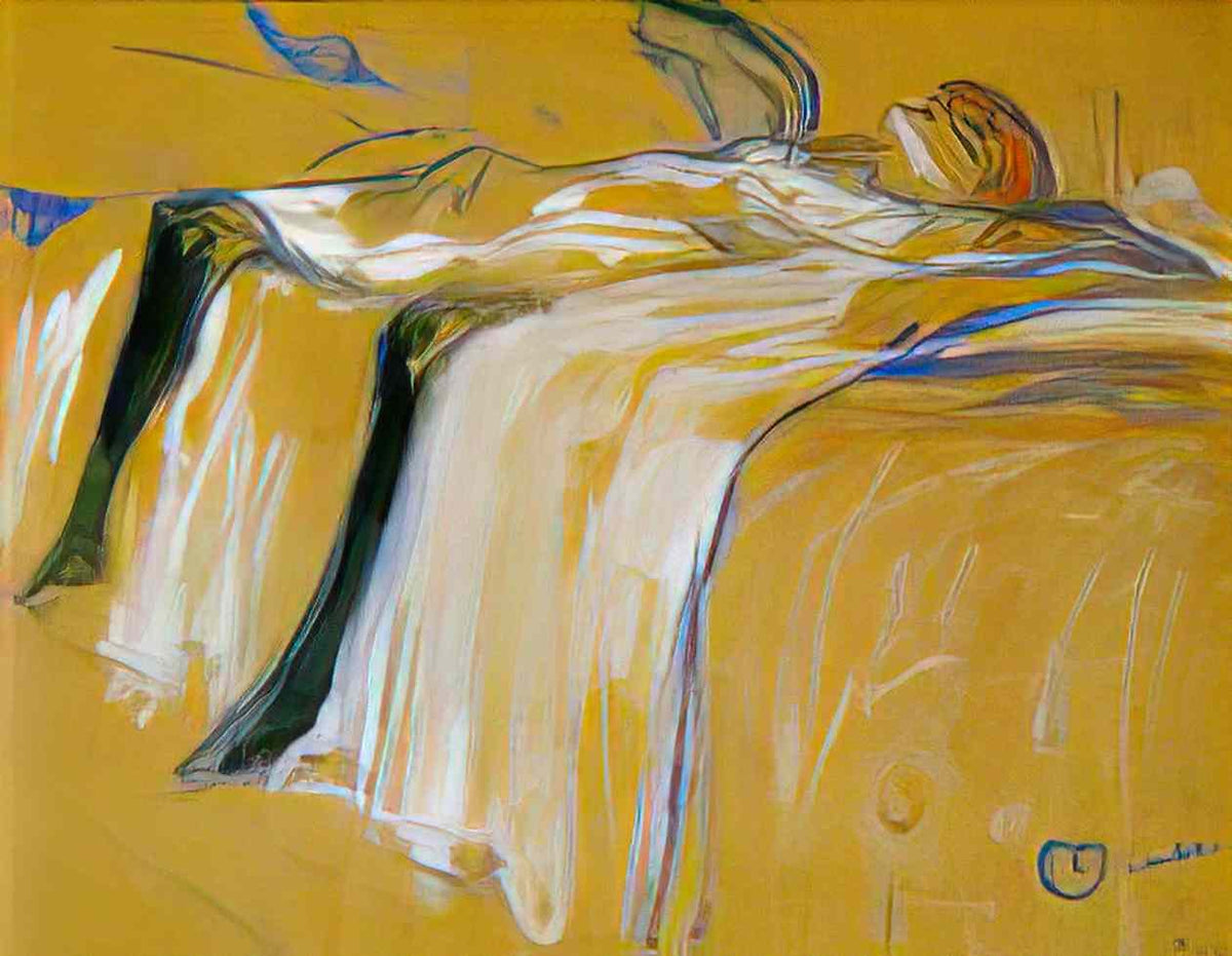 Toulouse Lautrec alone elles 1896 Art A4 Photo Print