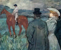 Toulouse Lautrec at the races 1899 Art A4 Photo Print
