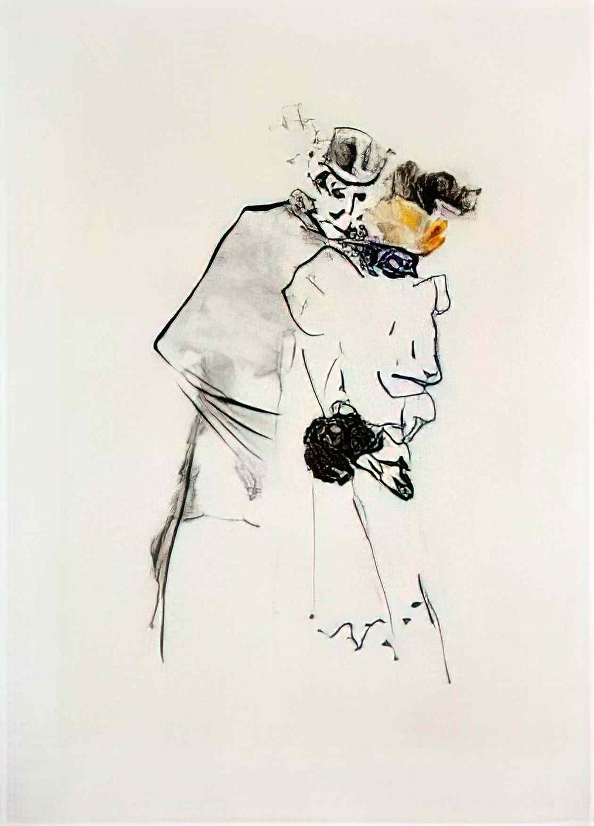 Toulouse Lautrec conversation 1899 Art A4 Photo Print