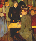 Toulouse Lautrec corner in the moulin de la galette 1892 Art A4 Photo Print