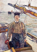 Toulouse Lautrec emile davoust 1889 Art A4 Photo Print