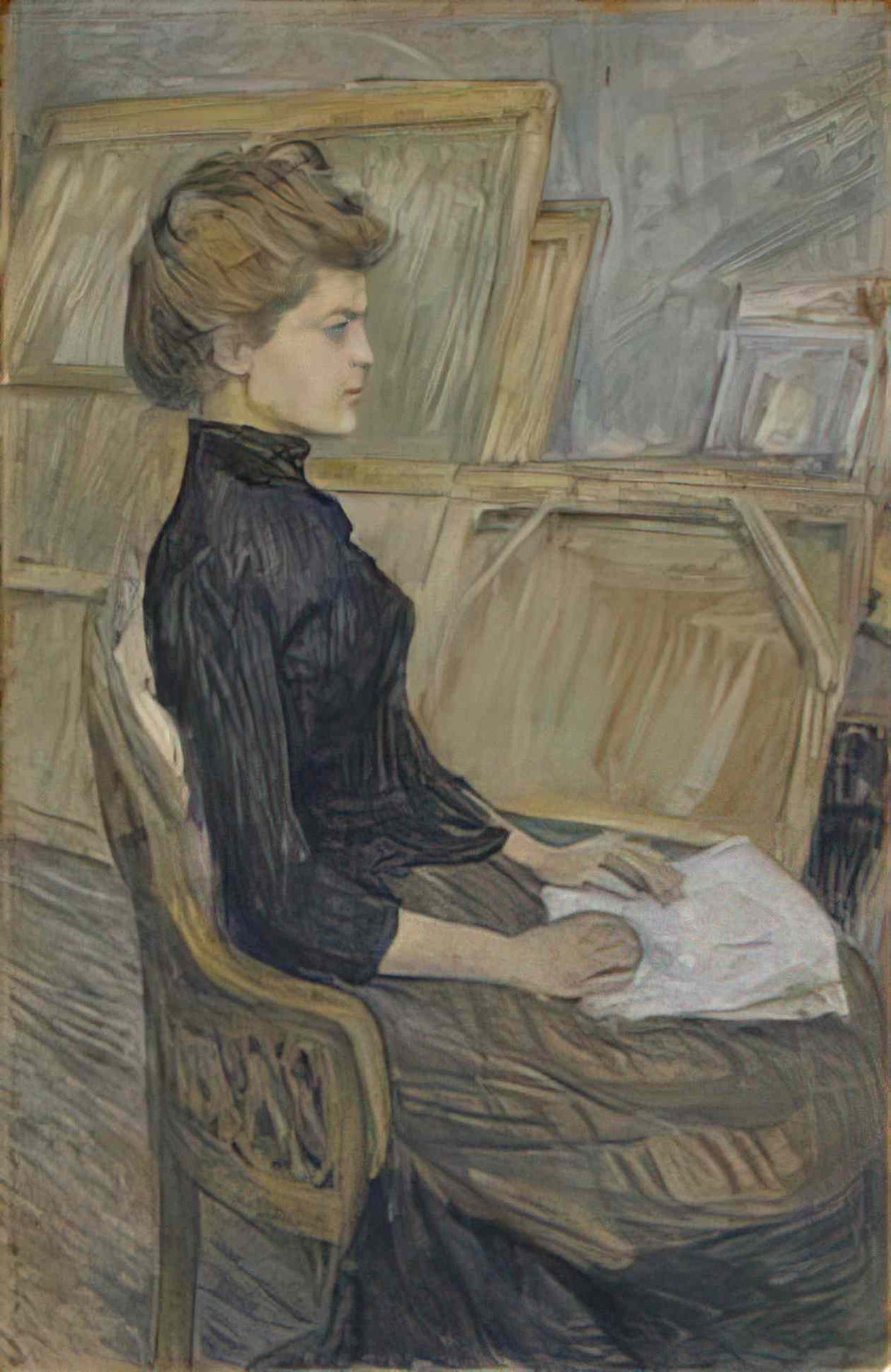 Toulouse Lautrec helene vary 1889 Art A4 Photo Print