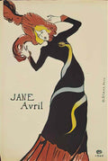 Toulouse Lautrec jane avril 1893 1 Art A4 Photo Print